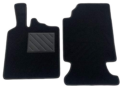 Alfombrillas Smart For Two W451 2007-2014 a medida, antideslizantes, con talonera de goma, accesorios para coche