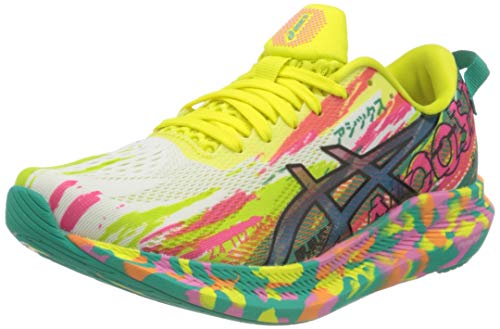 Asics Gel-Noosa Tri 13, Road Running Shoe Mujer, Hot Pink/Sour Yuzu, 38 EU