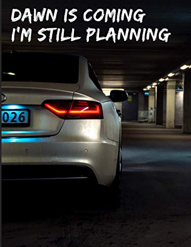 AUDI A4 White Sedan  Undated Quarterly Planner for Men: Custom interior to write in with to do lists, notes,log book, calendar. Perfect gift for  birthday or any occasion