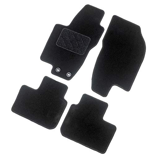 Autostyle 177.144.4 - Alfombrillas para Coche MCC Smart ForFour 2014, Color Negro