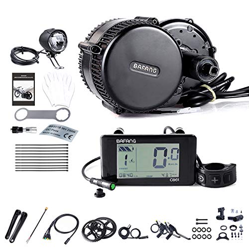 BAFANG BBS02B - Kit de conversión de motor eléctrico de 48 V 750 W 100 mm, motor eléctrico para bicicleta de carretera y montaña, kit de motor convertidor de bicicleta