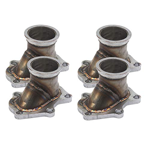 balikha 4x Subaru Baja Turbocompresor Turbo Downpipe Brida a 2.5"Adaptador de Banda V