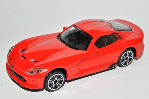 Bburago Dodge Viper SRT GTS Rot Coupe AB 2013 3. Generación 1/43 Modelo Auto Mit Individiuellem Wunschkennzeichen