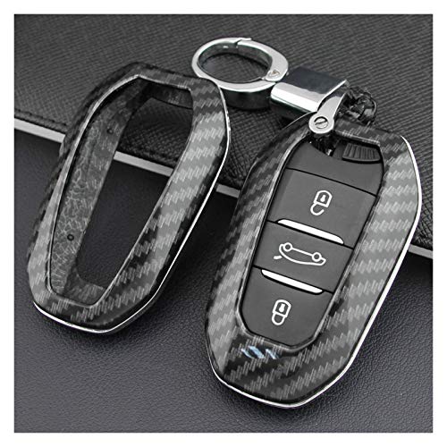 Bewitched ZHANGHANG Cubierta de Llave Fob Case Cadena Ajuste para Peugeot 508 3008 5008 Citroen C3 C5 AirCross Grand C4 Picasso DS 4S 5 3 7 Crossback DS3 DS5 DS7 ZH