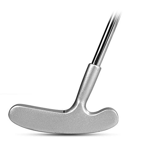 BGROESTWB Conjuntos Golf Club Campo de Dos vías Putter Izquierda y Mano Derecha Práctica de Golf Club for niños de 3-12 años Niños Accesorios de Golf (Color : 6-8Age-Silver, Size : Steel Rod)