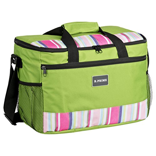 B.PRIME Classic Bolsa Nevera de 20l I 36 x 26 x 22 cm I Bolsa Aislante I Nevera para Picnic y Camping I Bolsa isotérmica para el Aire Libre I Viajes I Compra I Coche I Deportes