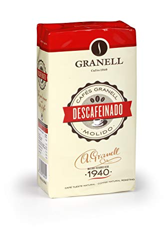 Cafés Granell Daily Blends Mezcla Cafe Descafeinado Molido Tueste Natural 100% Robusta - 250 g