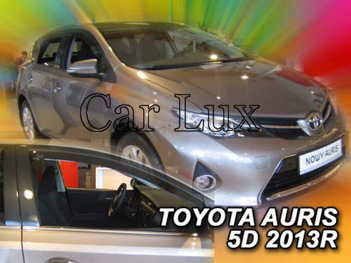 Car Lux AR00384 - Derivabrisas Deflectores de Aire Cortavientos de Viento Delanteros para Auris a Partir de 2013-