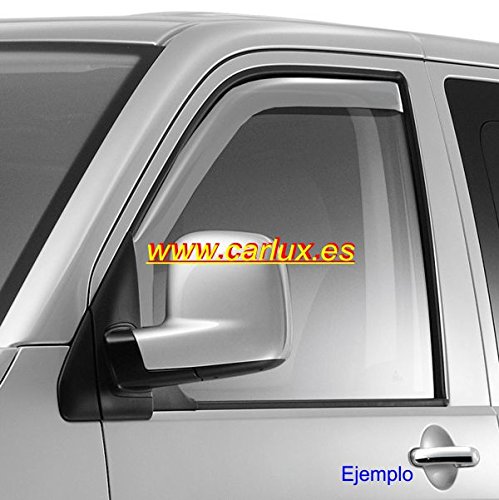 Car Lux NAR03695 - Derivabrisas Deflectores de Viento Delanteros