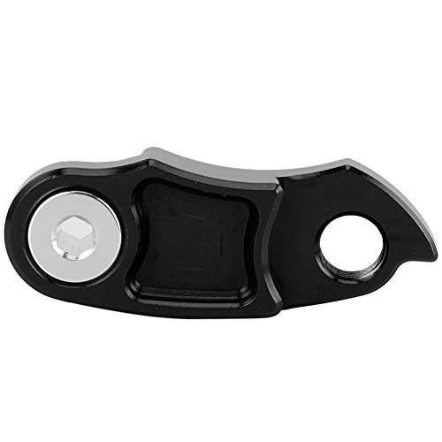 Cerlingwee Desviador Trasero Extensión Gancho de Cola, Extensor de Gancho de Cola de Bicicleta, Ligero, Resistente a la oxidación, para Bicicleta de Carretera para Ciclismo al Aire Libre(Black)