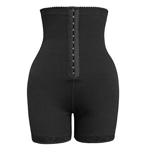 Chenhan El tamaño Grande de la Cintura Que Adelgaza Trainer Control Bodyshaper Bragas Fajas de despiece de Cintura Alta Talladora del Cuerpo de la Vuelta (Color : Black, tamaño : 2XL)