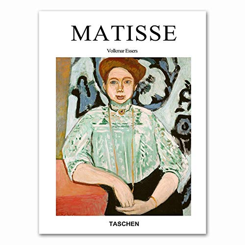 Conjunto de pintura de lienzo de chica francesa Henri Matisse Retro y grabado cuadro abstracto sin marco pintura de lienzo decorativa V 60x90cm