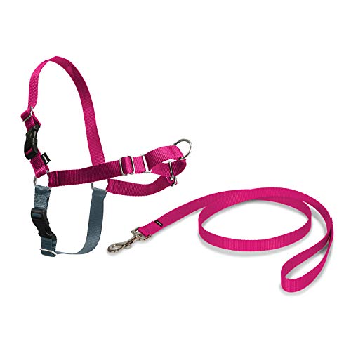 Croci Easy Walk Harness Arnés, Nailon, Rosa, S