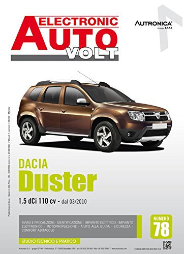 Daci Duster. 1.5 DCI 110 CV DAL 03/2010. Ediz. multilingue (Electronic auto volt)