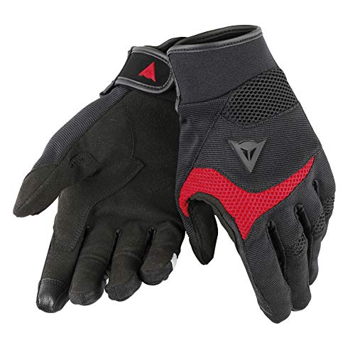 Dainese 1815875_606_L Guantes para moto, Negro/Rojo, L