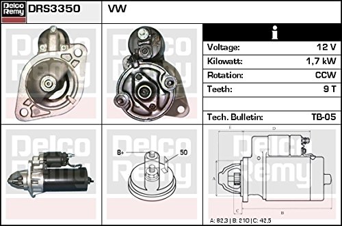 Delco Remy drs3350 Motor de arranque