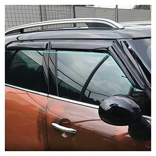 Derivabrisas para Mini Cooper Countryman F60 2017 2018 2019 ABS Ventana Visitas Toldos Lluvia Sun Deflector Guard Cubiertas Cortavientos ventanilla Coche