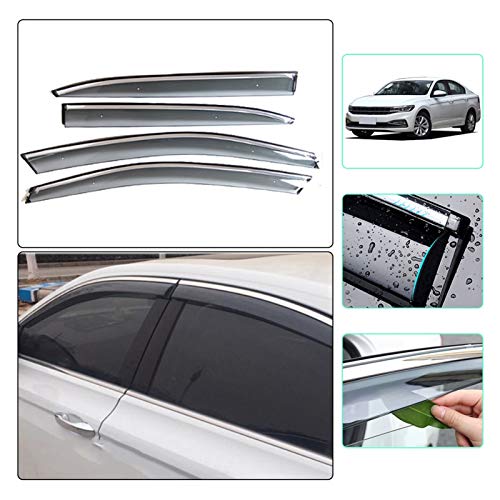 Derivabrisas para Volkswagen para Bora Sedan 2019 2020 Coche Sun Visor Visor Visor Sombra De Lluvia para La Visera De La Ventana del Automóvil Hxjh Cortavientos ventanilla Coche