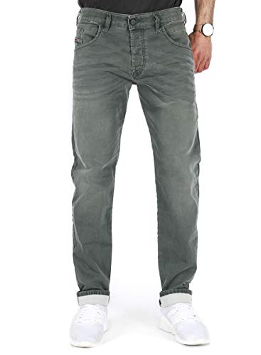 Diesel D-bazer L.32 Trousers Vaqueros Tapered, Verde (Green 58q), W32/L32 (Talla del Fabricante: 32) para Hombre