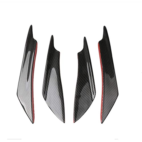 Divisor de parachoques delantero del coche difusor de labios para Opel Astra H Gtc Peugeot 207 Megane 2 Vw Golf 7 Civic A6 C6 Opel Car Styling (fibra de carbono)