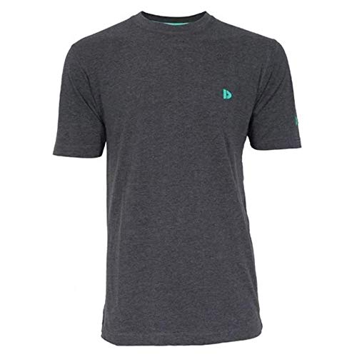 Donnay Essential - Camiseta Lineal, Gris Oscuro, XX-Large