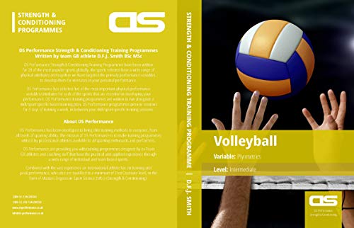 DS Performance - Strength & Conditioning Training Program for Volleyball, Plyometric, Intermediate (English Edition)