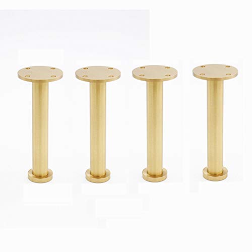 Durs Patas para Mueble Cobre Patas De Sofá Metal Armarios Patas Pies De Soporte 4 Piezas