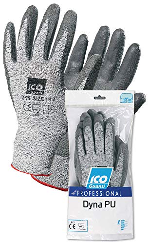 Dyna Pu DYNX/XXL Guantes reutilizables soportados, XXL