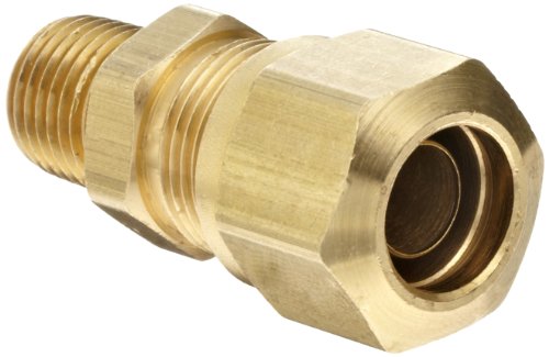 Eaton Weatherhead 1468 X 8 X 4 freno de aire tubo conector macho, 1/2 "Tubo OD, 1/4" macho Pipe Thread