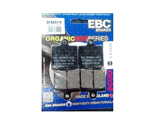 EBC SFA661/4 - Pastillas de Freno compatibles con Daelim S1 125 S3 125 250 (2007-2019)