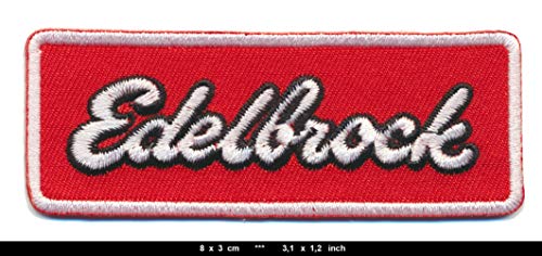 Edelbrock Parches para coser o planchar en carburador Puentes de admisión Filtro de aire V8