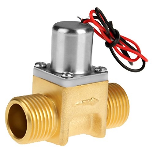 Electroválvula DC4.5V 1/2", Válvula Solenoide Eléctrica de Latón de Pulso de Flujo de Agua,Resistente al Desgaste y Duradero para el Entorno de Suministro de Energía de la Batería