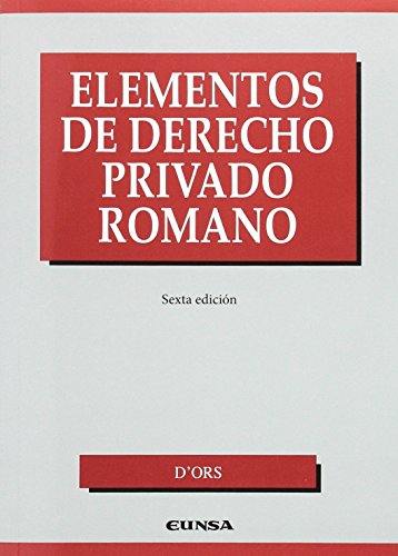 ELEMENTOS DCHO PRIVADO ROMANO 6ED