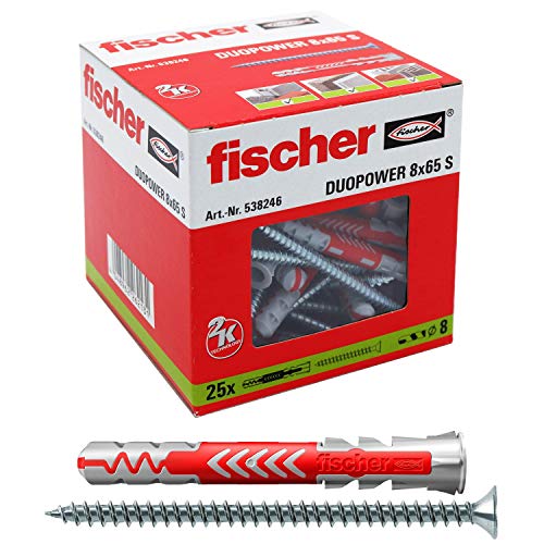 fischer 538246 DUOPOWER 8x65 S - Botas de esquí, color gris y rojo