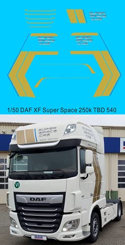 Generico 1/50 Decals DAF XF Super Space 250K TB Decals TBD540