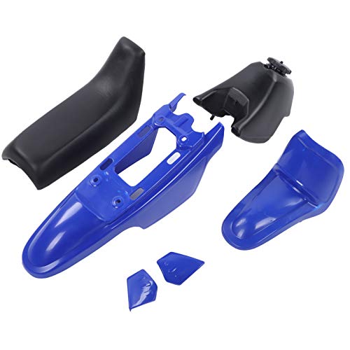 Guardabarros Delanteros Traseros Kit de Asiento de Tanque de Combustible para Motocicleta Yamaha PW50 PW 50 PW-50 Peewee