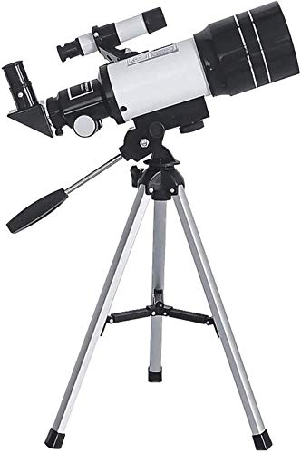 HFFFHA Telescopio para niños, Adultos, astronomía, Principiantes, 70 mm de Apertura, Refractor astronómico, telescopio de Escritorio de Viaje