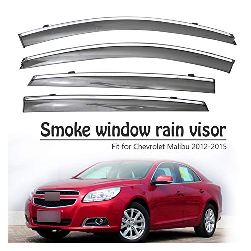 JHDS Derivabrisas para Chevrolet Malibu 2012 2013 2014 2015 Ventana Visera De Lluvia Estilo Ventilación Deflectores De Sol Accesorios De Protección Lluvia Visera Deflectora