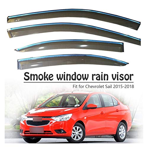 JHDS Derivabrisas para Chevrolet Sail 2015 2016 2017 2018 Humo Window Rain Visor Styling Vent Sun Deflectores Guardia Accesorios Lluvia Visera Deflectora