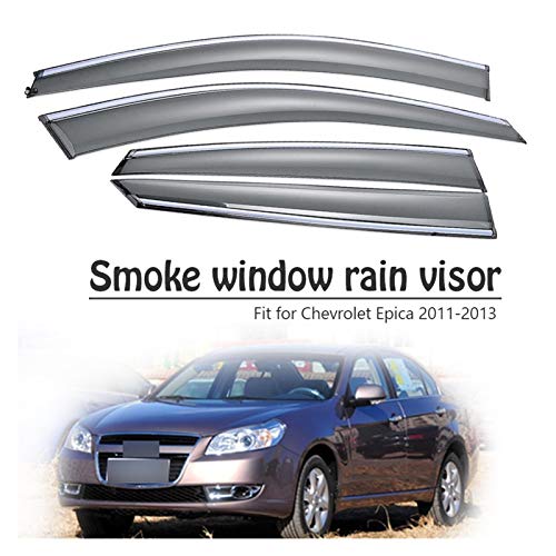 JIUTAI Derivabrisas para Chevrolet Epica 2011 2012 2013 Humo Window Rain Visor Styling ABS Vent Sun Deflectors Guard Deflectores Viento y Lluvia