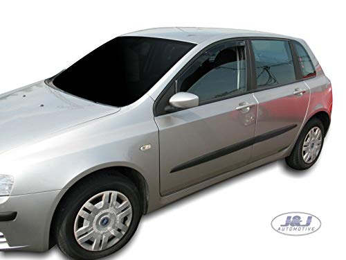 J&J AUTOMOTIVE Derivabrisas para Fiat Stilo 5 puerta 2001-2007 2 piezas