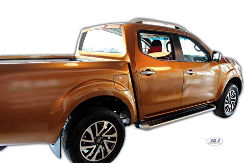 J&J AUTOMOTIVE Derivabrisas para Nissan Navara 4 puerta 2014-2020 4 piezas