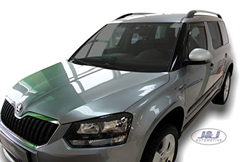 J&J AUTOMOTIVE Derivabrisas para Skoda Yeti 5 puerta 2009-2020 2pcs