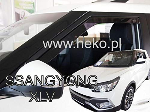 J&J AUTOMOTIVE Derivabrisas para SsangYong Xlv 5 puerta 2016-2020 2 piezas