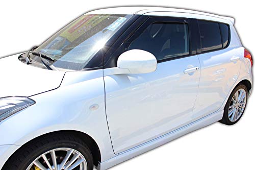 J&J AUTOMOTIVE Derivabrisas para Suzuki Swift 5 puerta 2010-2017 2 piezas