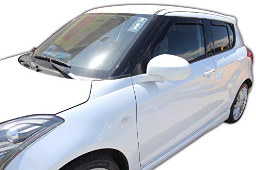 J&J AUTOMOTIVE Derivabrisas para Suzuki Swift 5 puerta 2010-2017 4 piezas