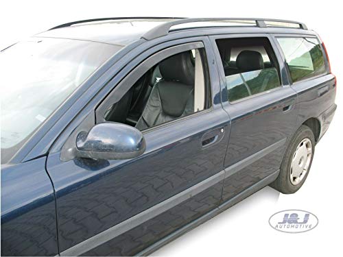 J&J AUTOMOTIVE Derivabrisas para VOLVO V70 5 puerta Break 2000-2020 2 piezas