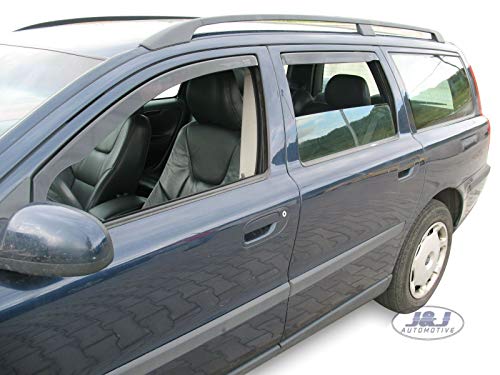 J&J AUTOMOTIVE Derivabrisas para VOLVO V70 Break 2000-2007 4 piezas