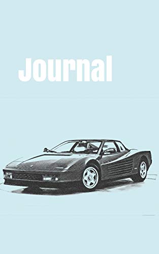 Journal: handy notebook for car enthusiasts. 5x8. 120 pages. (italian car journal)