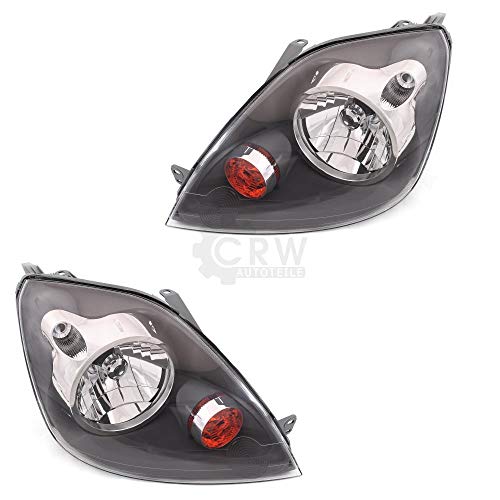 Juego de faros delanteros para Fiesta JH1 JD3 2005 – 8 2008 Facelift H4